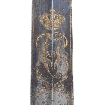 Sword, Sweden, for an infantry officer, early 19th century, with scabbard.