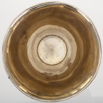 BÄGARE, silver, Nils Limnelius, Stockholm 1810. Vikt 473 g.