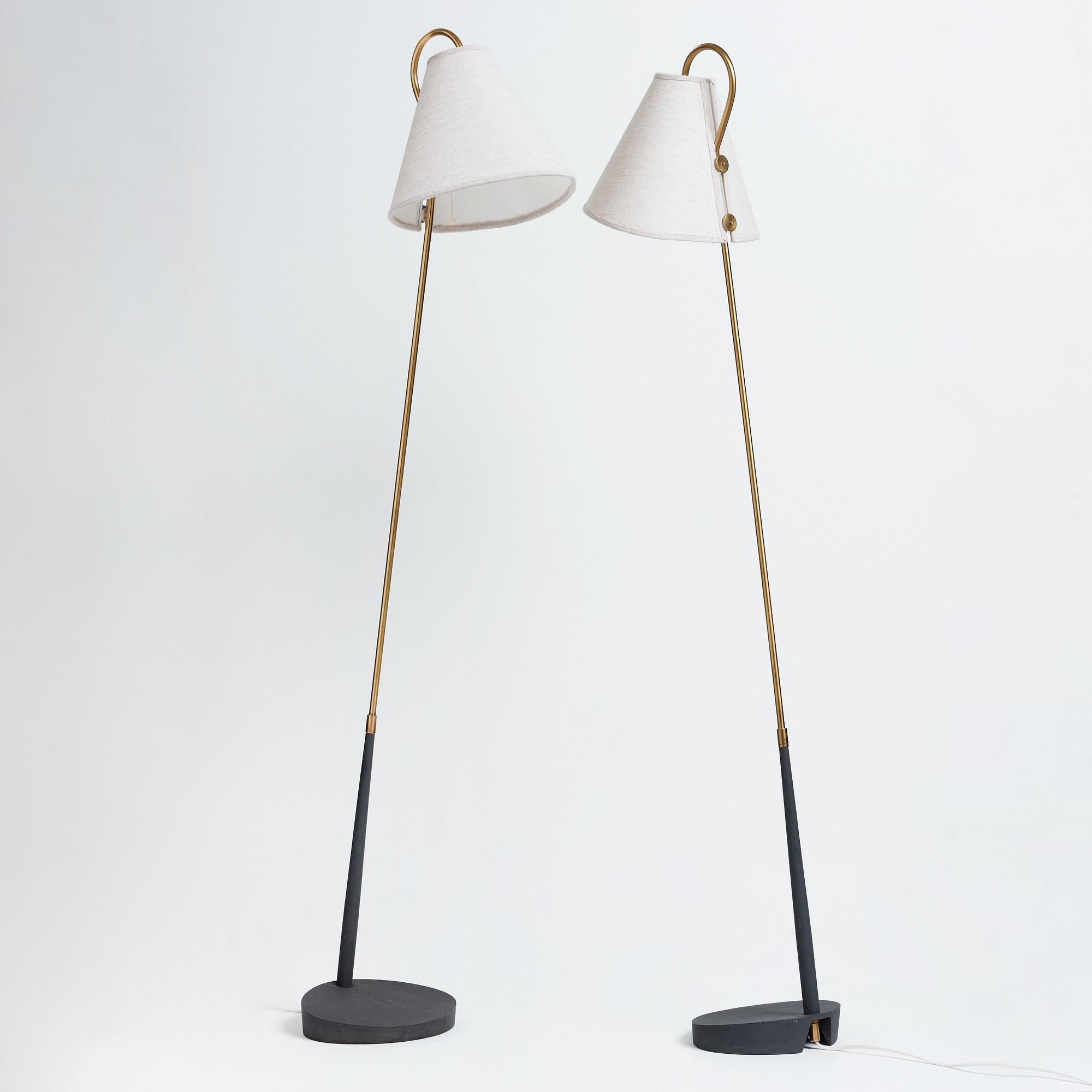 ASEA, a pair of floor lamps, Sweden 1950´s.