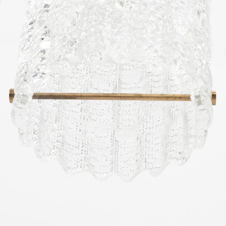 Carl Fagerlund, taklampor, 4 st, Orrefors, 1900-talets andra hälft.