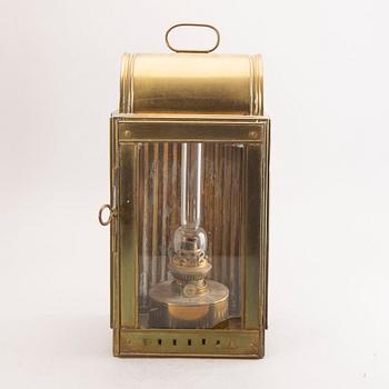 A ships lantern, turn of the cenury 1900 / early 20th Century.