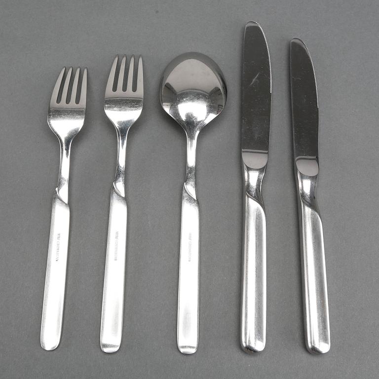 BESTICK, 35 delar, "Onda", rostfritt stål, WMF, Württembergische Metallwarenfabrik, Tyskland, 2000-tal.