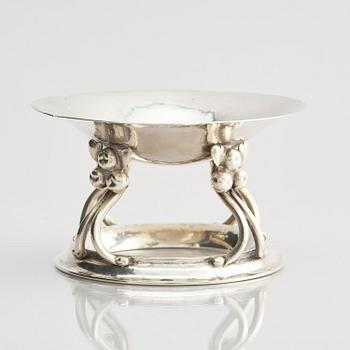 Georg Jensen, a silver bowl, design no 15, Copenhagen 1915-1919.