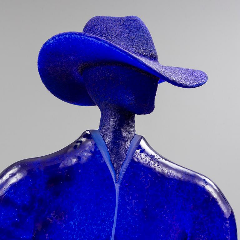 KJELL ENGMAN, skulptur, glas, Kosta Boda, unik.