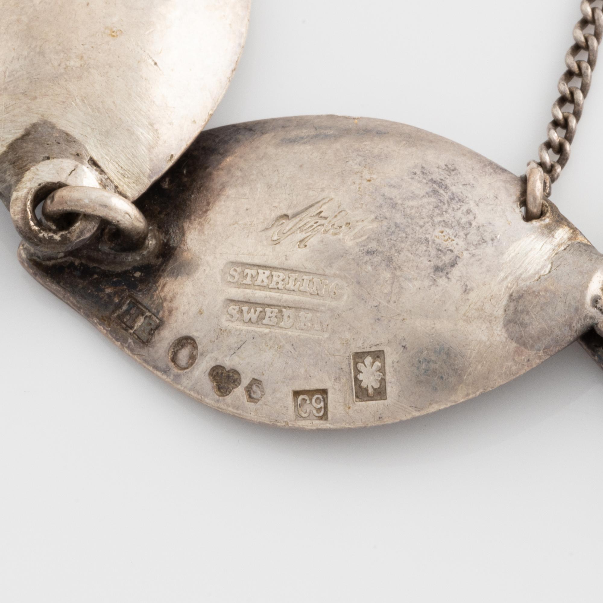 Sigurd Persson för Stigbert, Engelbert,  armband, silver.