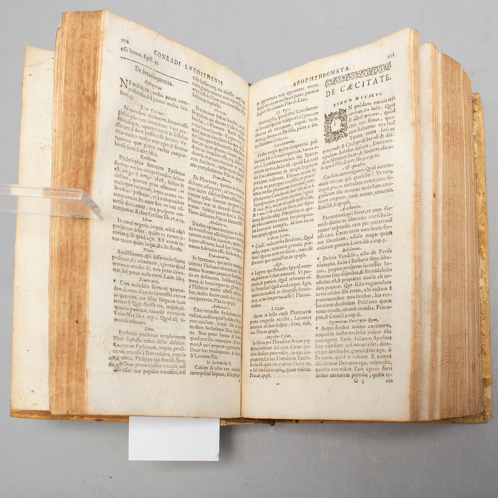 BOOK, Lycosthenes , 1614.