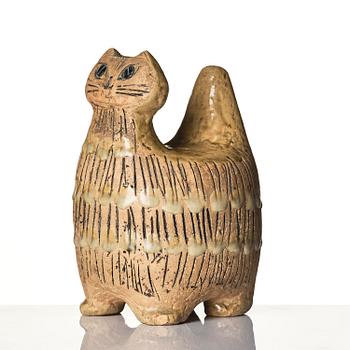 Lisa Larson, a unique stoneware sculpture/money box in the form of a cat, Gustavsberg Studio, probably 1950s.