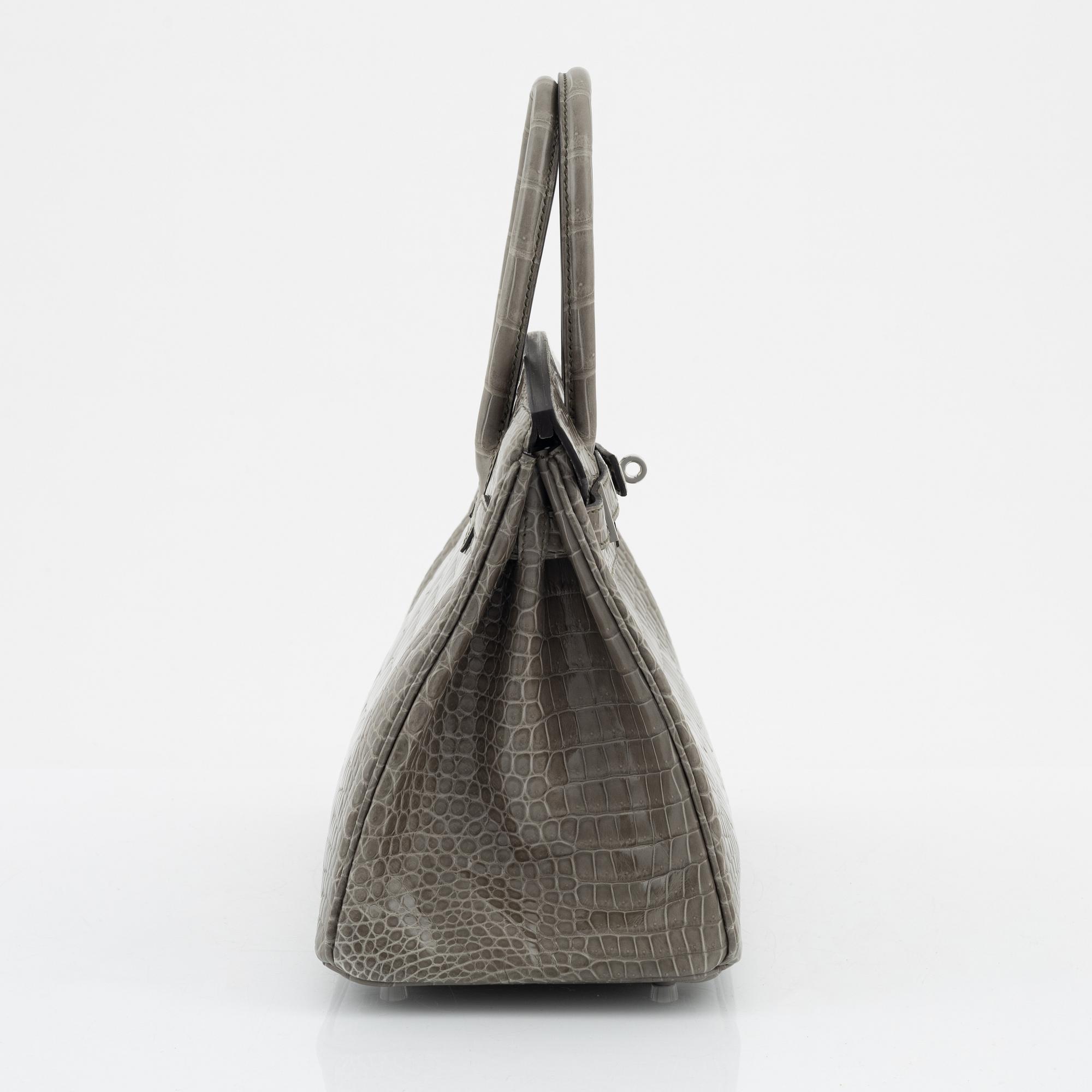Hermès, A 'Birkin 30 crocodile' bag, 2019.