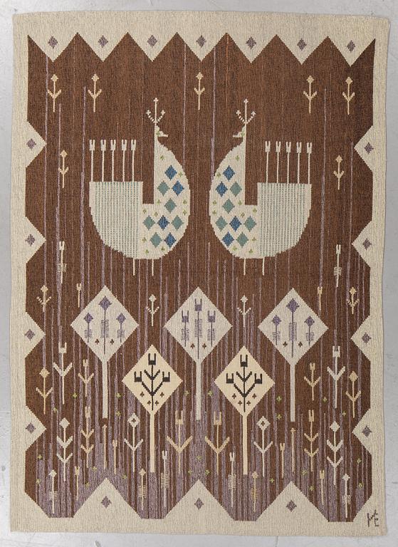Éva Németh, a tapestry, ca 195-198,5 x 142,5 cm, signed NÉ, around 1960-1970.