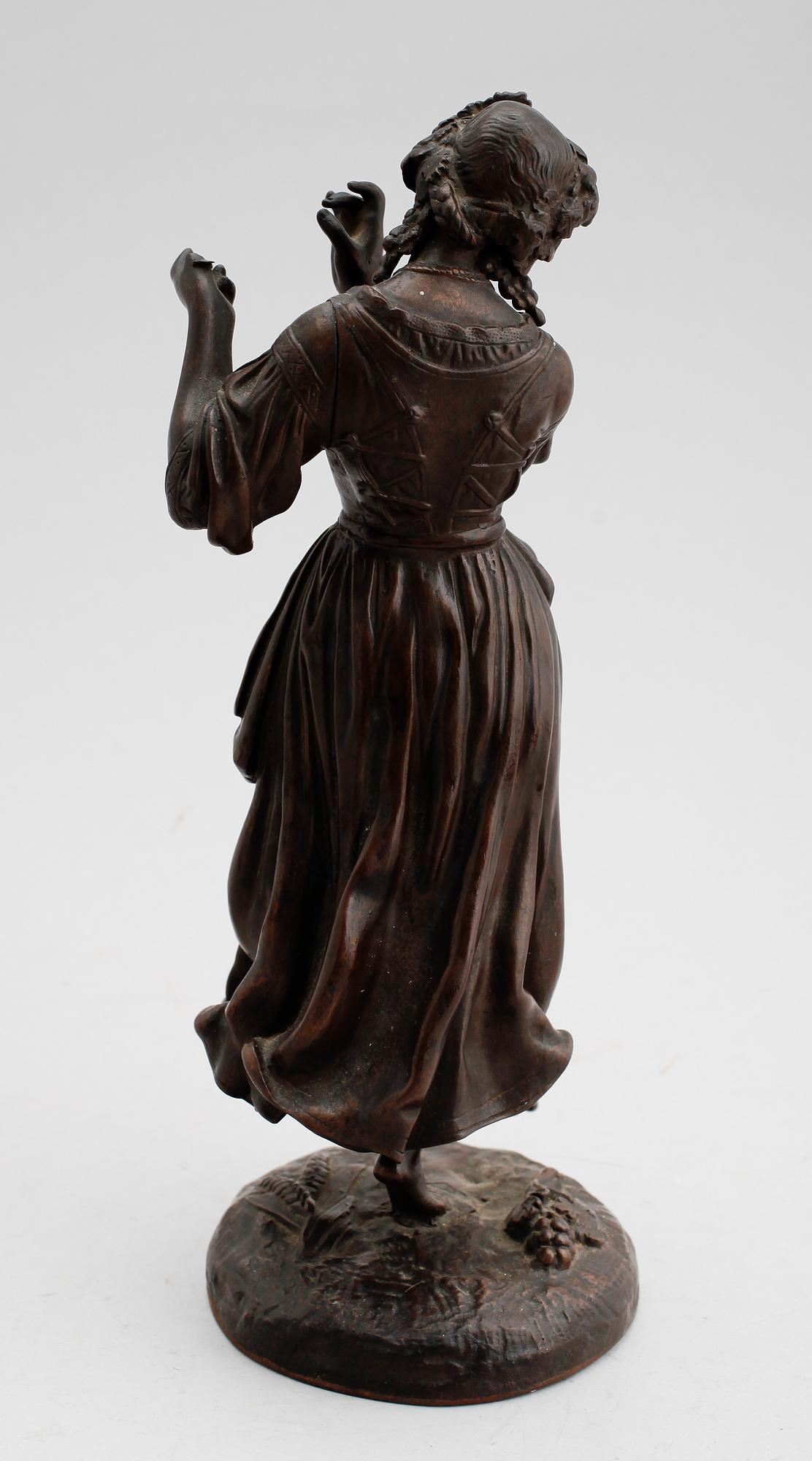 SKULPTUR, brons, 1800-tal.