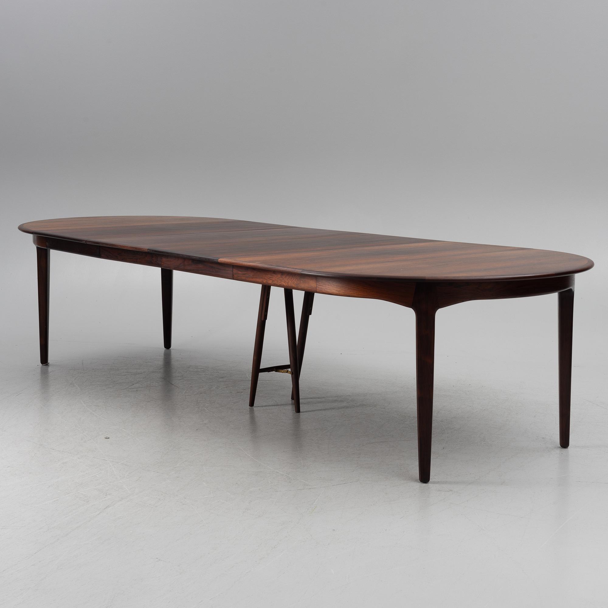 Niels Otto Møller, a nine-piece dining suite, JL Møller, Denmark, 1965.