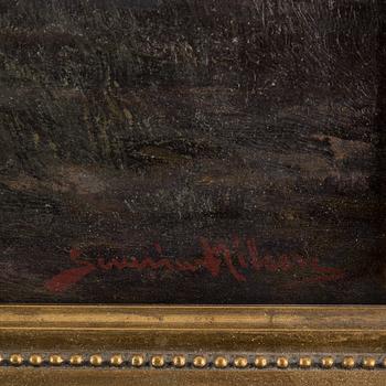 SEVERIN NILSON, oil on panel, signed Severin Nilson.