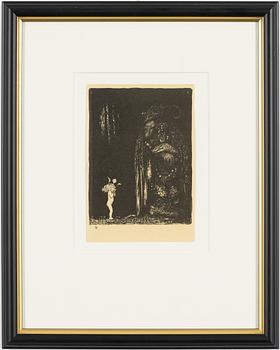 John Bauer, "En sådan eländig liten bleknos, sa Trollet".