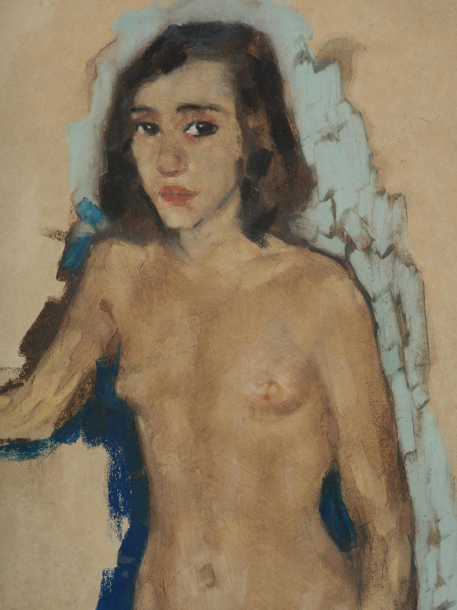 Lotte Laserstein, Stehender Mädchenakt.