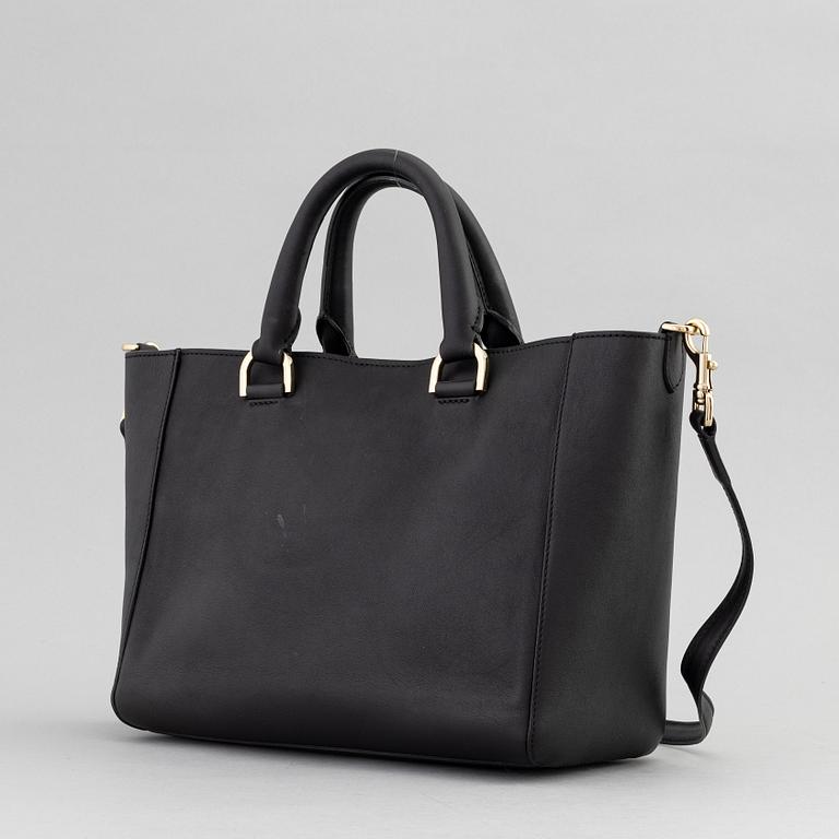 Mulberry, a black leather 'Willow' handbag.