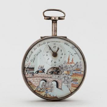 G Masterman, fickur silver, sent 1700-tal, London.