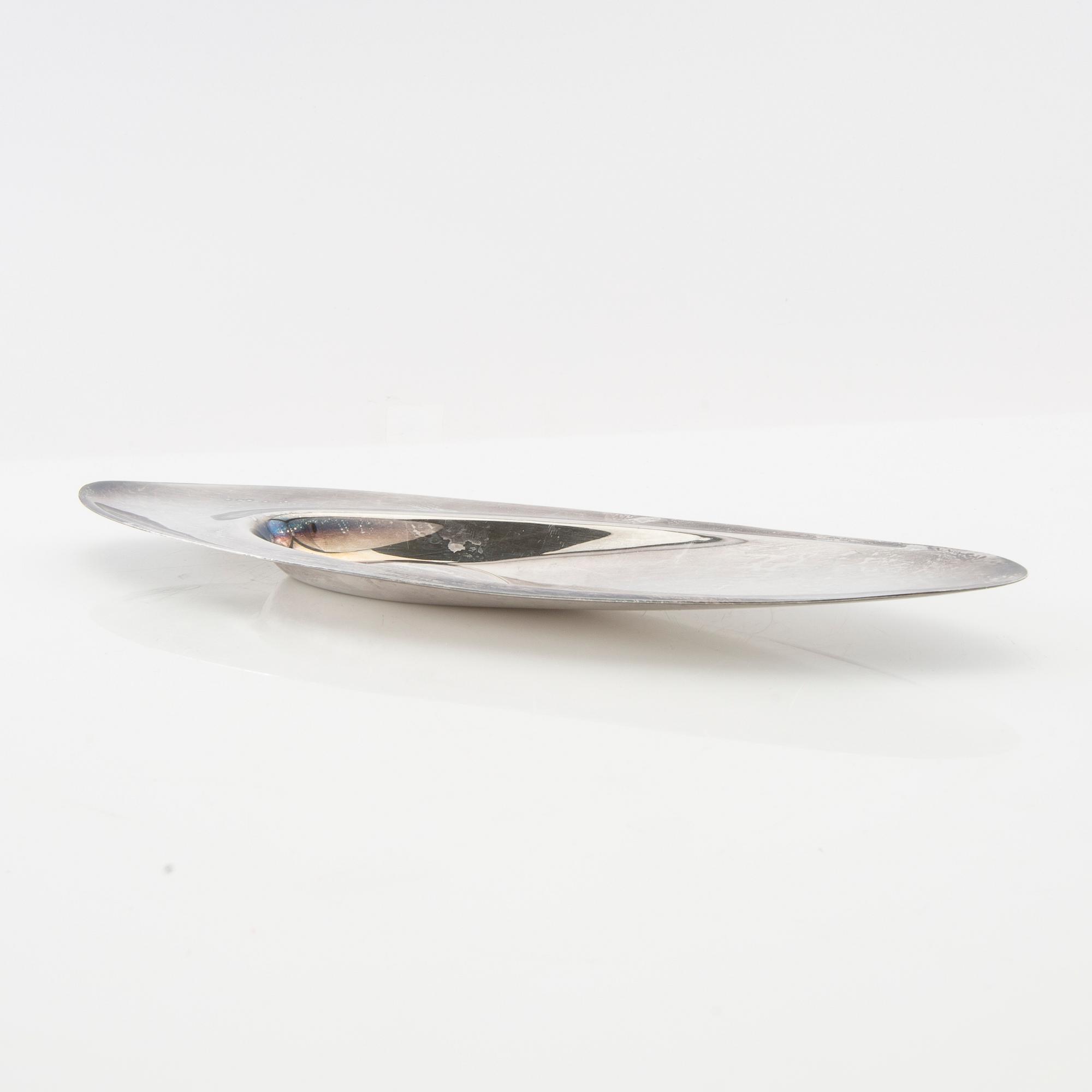 Tapio Wirkkala, fat, silver, TW 114, Kultakeskus, Tavastehus 1962. Modellen formgiven 1956.