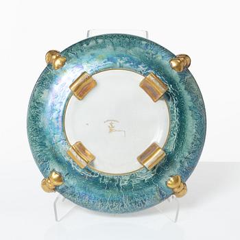 Josef Ekberg, skål, flintgods, Gustavsberg.