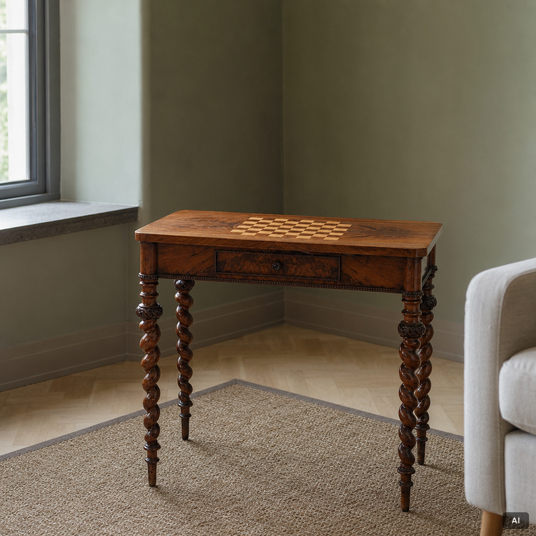 A game table, second half of the 19th century.