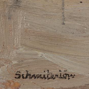 BERTRAM SCHMITERLÖW, oil on canvas, signed.