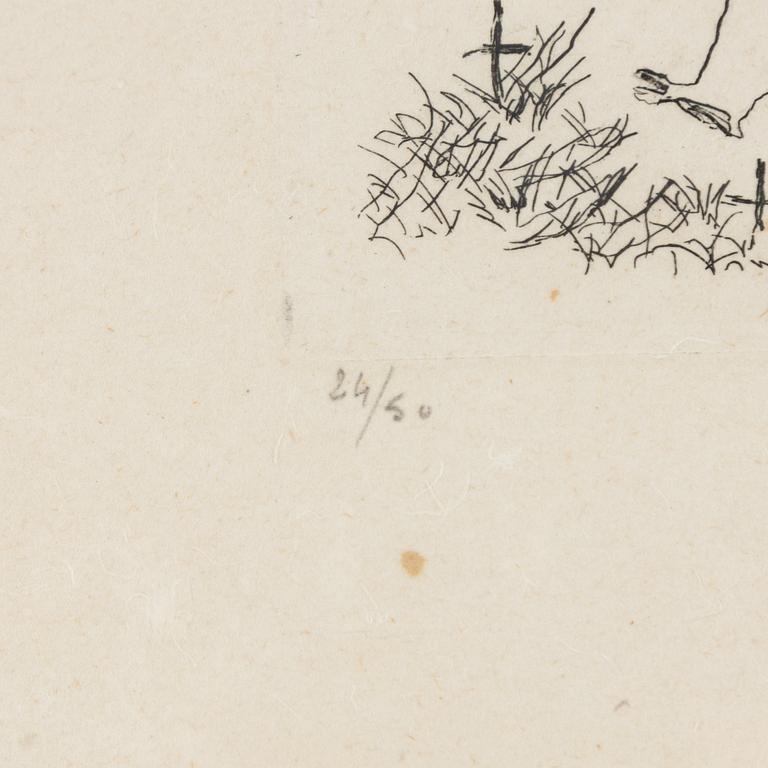Jean Fautrier, Figure compositions, 2 pcs.