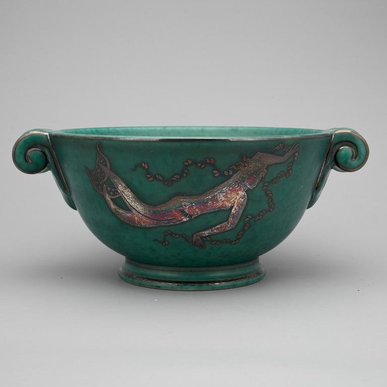 SKÅL, stengods, Wilhelm Kåge, Argenta, Gustavsberg, 1900-talet första hälft.