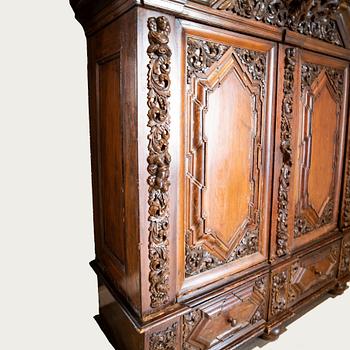 Baroque Style Display Cabinet, 19th Century.