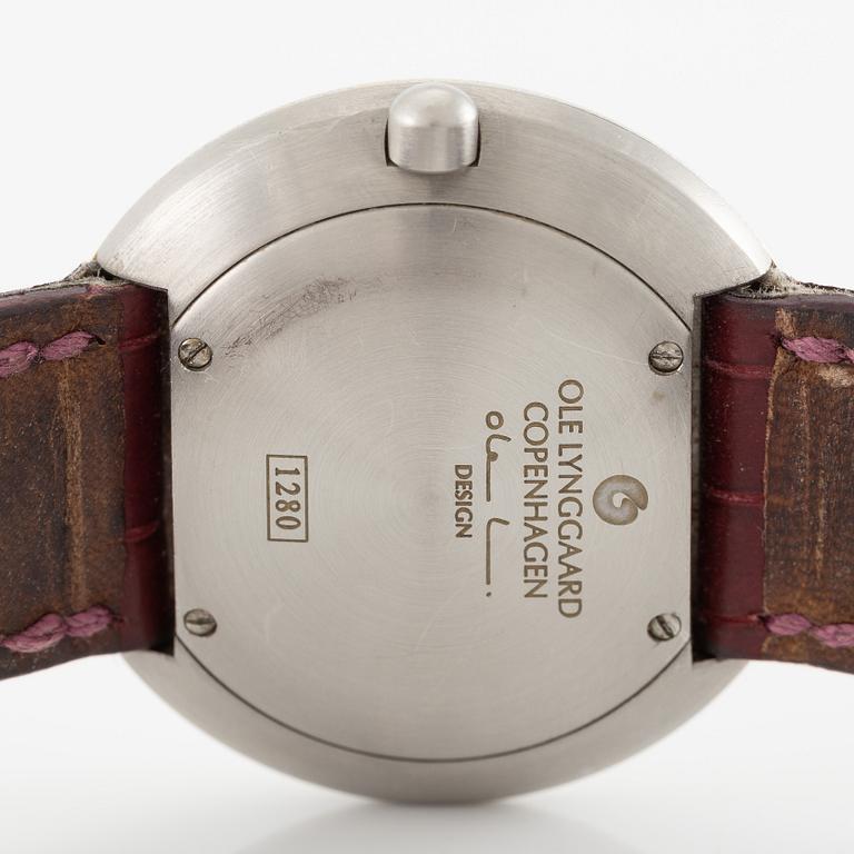 Ole Lynggaard, armbandsur, 33 mm,.