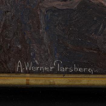 A. WERNER PARSBERG, olja på duk, signerad.