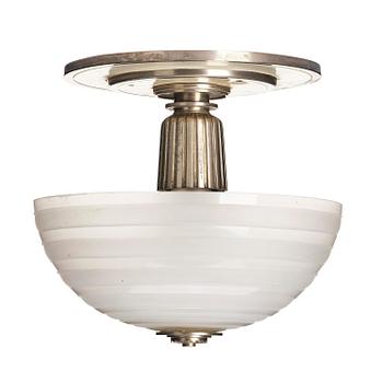 215. Erik Tidstrand, & Simon Gate, a ceiling lamp from Tändstickspalatset (The Matchstick Palace), Nordiska Kompaniet & Orrefors, ca 1928.