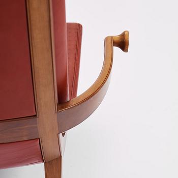 Gunnar Asplund, a rare "Senna" chair, Cassina, Italy, ca 1983.