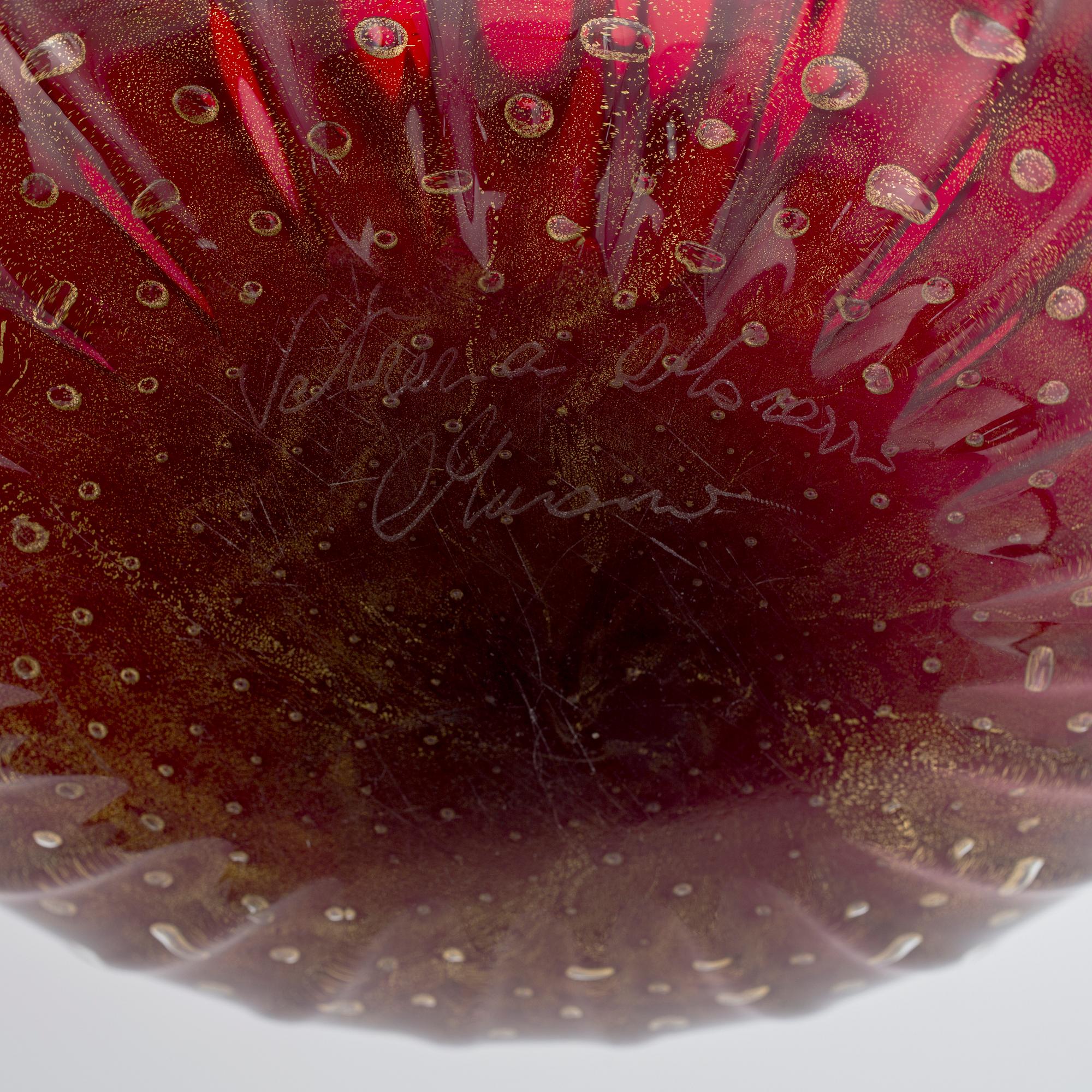 VAS, glas, Murano, signerad, 1900-talets mitt.