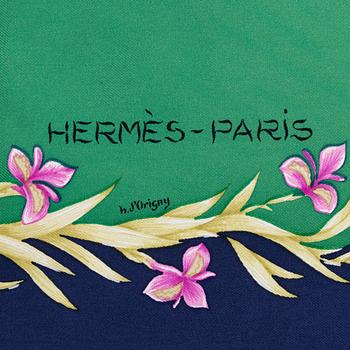 Hermès, scarf, "Cheval Fleuri".