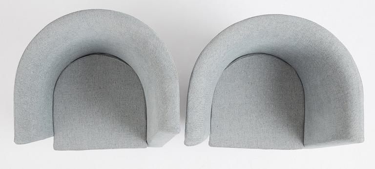 Paolo Pallucco, a pair of armchairs, Gambe-Pallucco, Italy, 1980s.