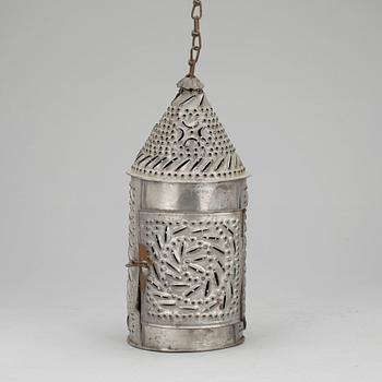 SPIKLYKTA, förtent bleckplåt, 1800/1900-tal.