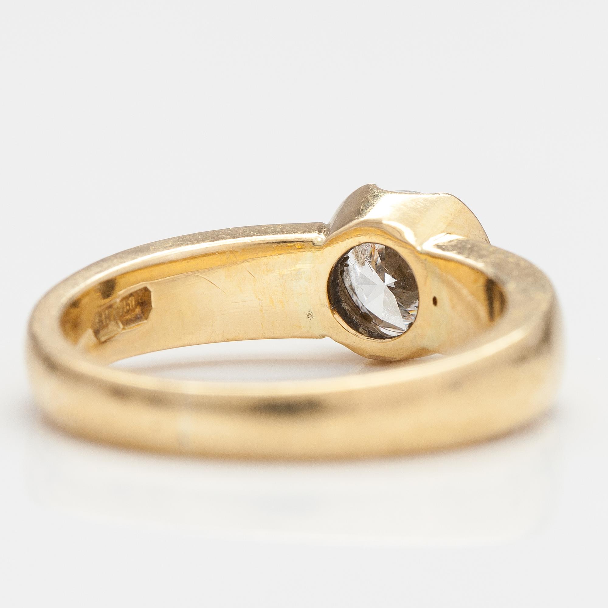 SORMUS, 18K kultaa, timantti n. 0.79 ct.