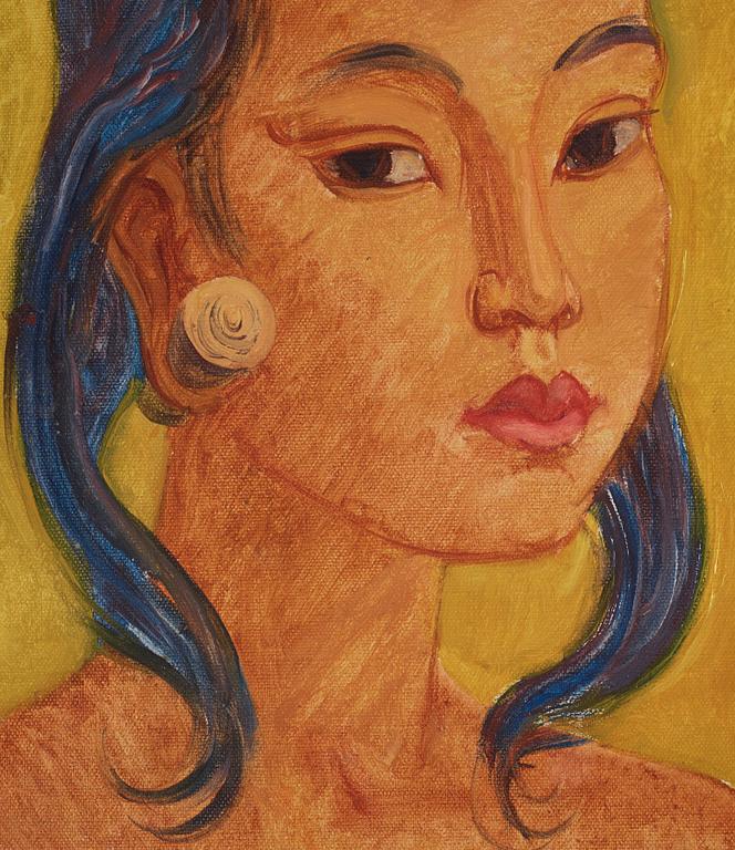 Theo Meier, "Young woman face".