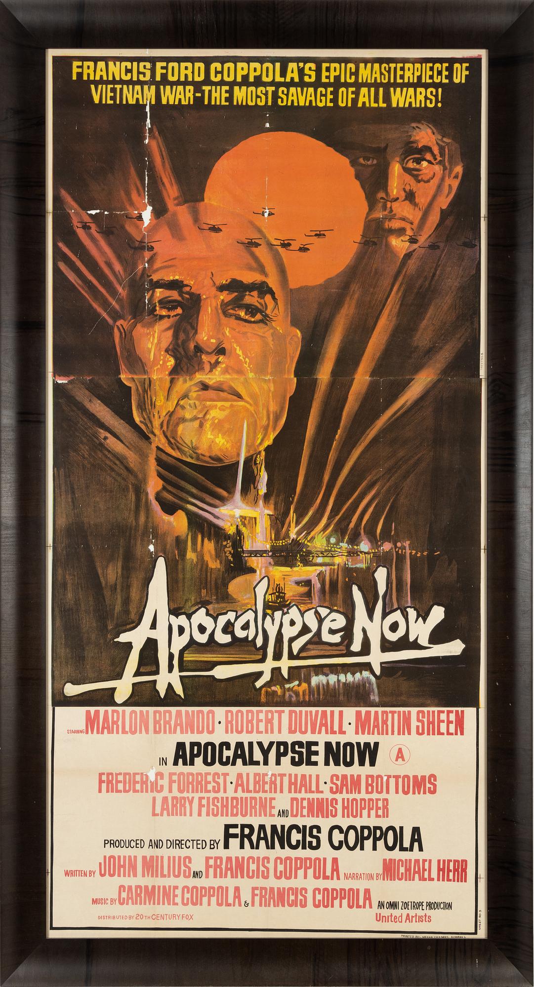 A 'Apocalypse Now' movie poster.