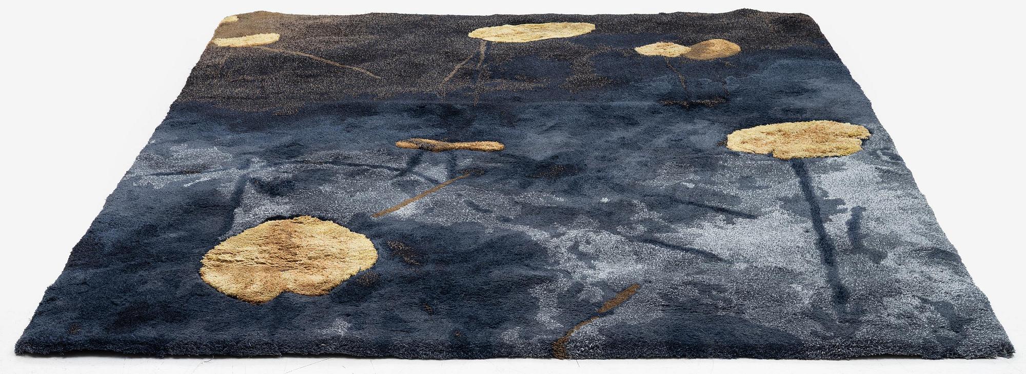 Denise Grünstein, matta "Folium", handtuftad, ca 270 x 230 cm, Ferreira de Sá, Portugal.