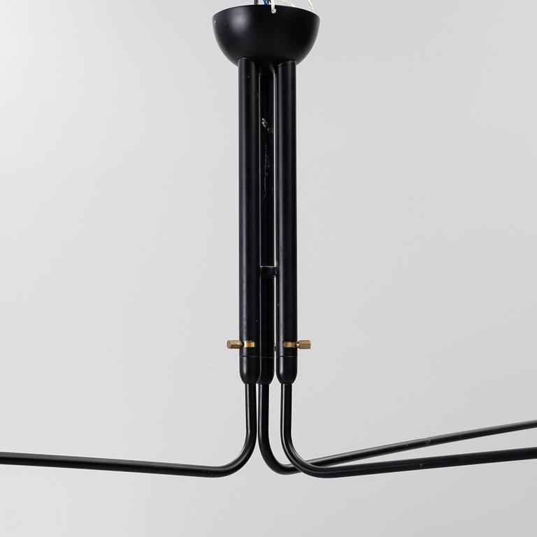 Serge Mouille, taklampa, "Lampadaire", Frankrike, 2014.