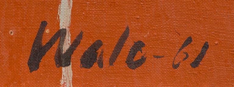 RAIMO VALO, oil on canvas, signed and dated -61.