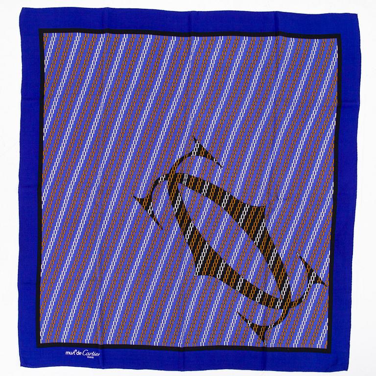 must de Cartier, a silk scarf.