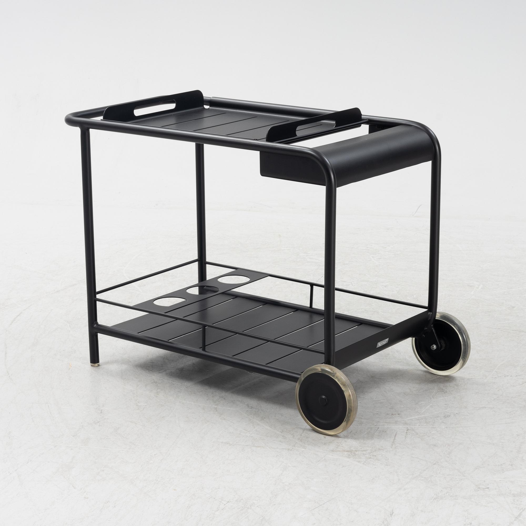 A 'Luxembourg' serving trolley by Frédéric Sofia for Fermob.