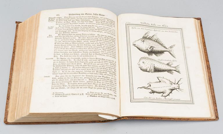 Allgemeine Historie der Reisen zu Wasser und Lande... BAND III.  Leipzig, Arkstee und Merkus, 1748.