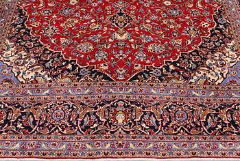 A Keshan carpet, 390 x 297 cm.