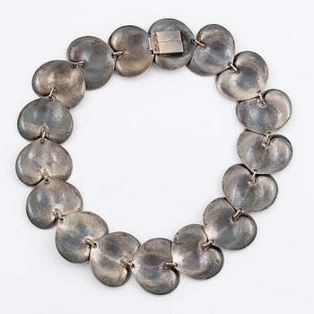 Necklace, silver, Georg Kaplan, Stockholm.