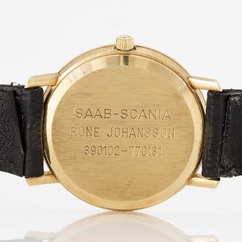 Omega, Genève, wristwatch, 34 mm.