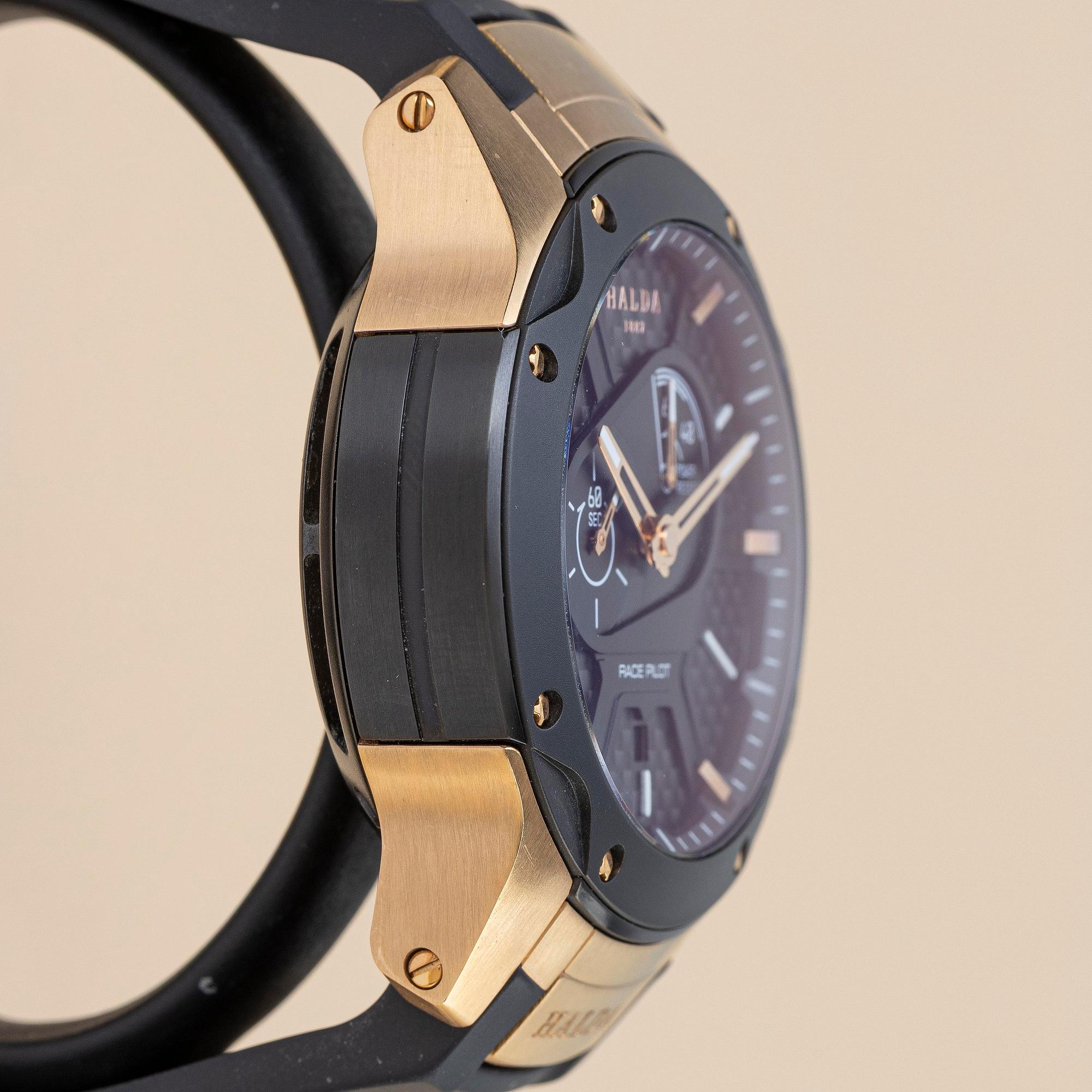 Halda, Race Pilot Gold, ca 2021.