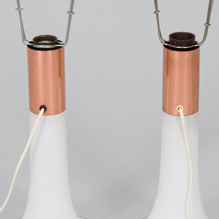 Lisa Johansson-Pape, a set of two 1960s table lamps, '46-017' for Stockmann Orno, Finland.