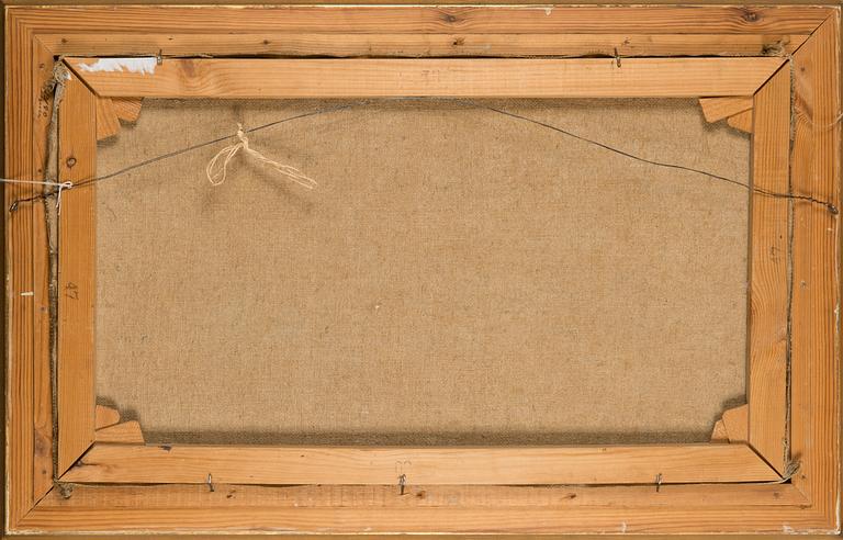 Ali Munsterhjelm, Purjelaivoja satamassa.